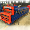 Professional Design Double Wave Galvanized Roofing Sheet Roll Forming Machine Exported Turkey